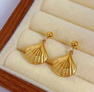 aurora gold earrings