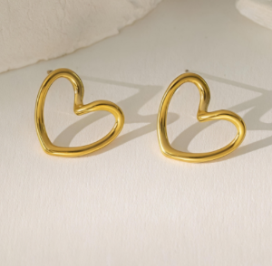 heartline gold studs