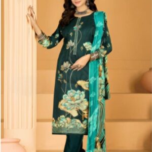 green ethnic suit