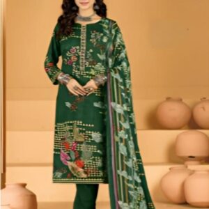 green ethnic wear