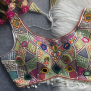 royal patchwork mirror charm